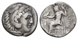 Kings of Macedon. Ale.ander III 'the Great' (336-323 BC). Ar Drachm.

Weight: 3.95 gr
Diameter: 16 mm