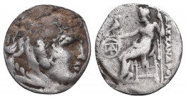 Kings of Macedon. Ale.ander III 'the Great' (336-323 BC). Ar Drachm.

Weight: 4.9 gr
Diameter: 18 mm