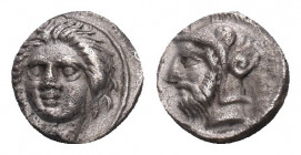 Greek AR Silver Obol, Ca. 350-300 BC..

Weight: 0,8 gr
Diameter: 8 mm