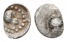 Greek AR Silver Obol, Ca. 350-300 BC..

Weight:0,42 gr
Diameter:7 mm