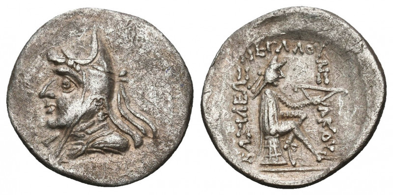 KINGS of PARTHIA. Phriapatios to Mithradates I. Circa 185-132 BC. AR Drachm.

...