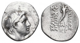 Seleucid Kings of Syria. Demetrius I Soter, 162-150. Drachm Antioch on the Orontes 152-151, AR .

Weight: 3,89 gr
Diameter:18 mm