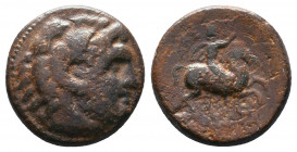 Macedonian Kingdom. Ale.ander III 'the Great'. 336-323 B.C. Æ..

Weight:6,11 gr
Diameter: 18 mm