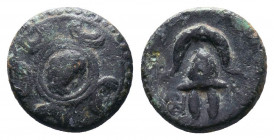 Macedonian Kingdom. Ale.ander III 'the Great'. 336-323 B.C. Æ..

Weight:2,03 gr
Diameter:13 mm