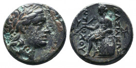 SYRIA, SELEUKID KINGS. Antiochos I Soter. Sole Reign 281-280 B.C Senior Monarch 280-261 B.C. Æ ..

Weight: 4,36 gr
Diameter: 16 mm