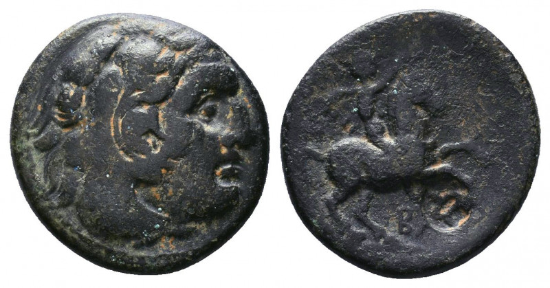 MACEDONIAN KINGDOM. Ale.ander III the Great (336-323 BC). AE..

Weight:5,64 gr...