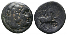 MACEDONIAN KINGDOM. Ale.ander III the Great (336-323 BC). AE..

Weight:5,64 gr
Diameter:19 mm