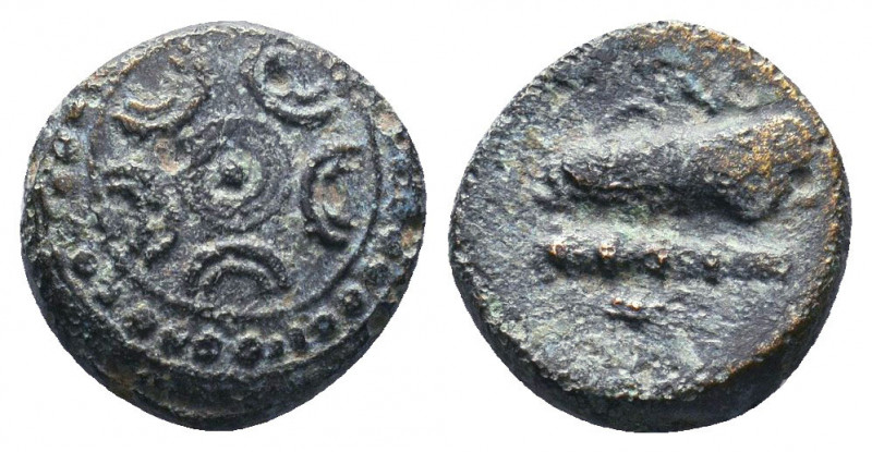 Macedonian Kingdom. Ale.ander III 'the Great'. 336-323 B.C. Æ..

Weight:3,42 g...