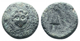 Macedonian Kingdom. Ale.ander III 'the Great'. 336-323 B.C. Æ..

Weight: 4,15 gr
Diameter:14 mm