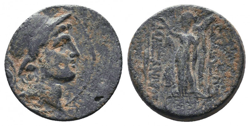 Seleukid Kings, Ale.ander II Zabinas (128-122 BC). Æ. Antioch on the Orontes, c....