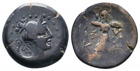 CILICIA, Soloi. 2nd-early 1st century BC. Æ. SNG Levante 860..

Weight:8,98 gr
Diameter:22 mm