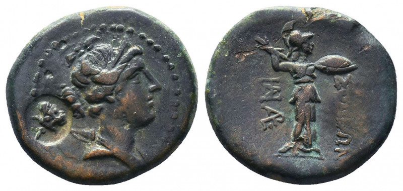 CILICIA, Soloi. 2nd-early 1st century BC. Æ. SNG Levante 860..

Weight:6,88 gr...