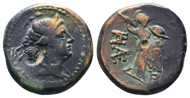 CILICIA, Soloi. Circa 100-30 BC. Æ. SNG France 1189; SNG Levante 860..

Weight...