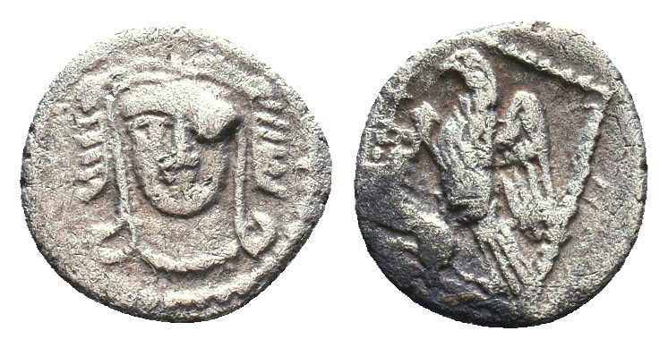 Cilicia, Tarsos, Obol AR, 400-350 BC. SNG Levante 229, SNG von Aulock 5424..

...