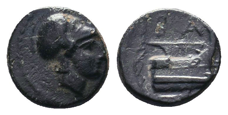 Kings of Macedon. Demetrios I Poliorketes (306-283 BC). Æ. SNG Alpha Bank 956.....