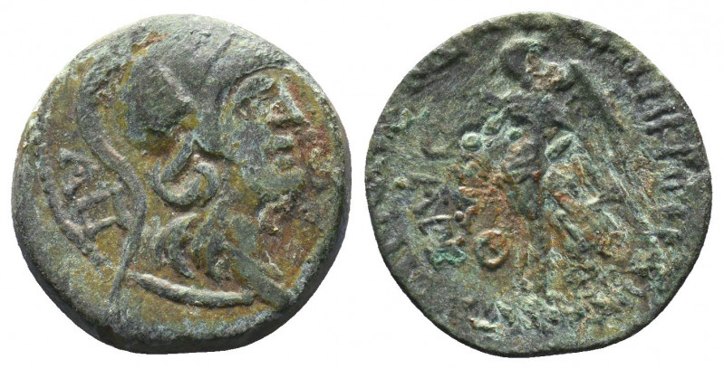 Cilicia, Seleukeia ad Calycadnum Æ 23mm. Pseudo-autonomous issue, mid-1st centur...