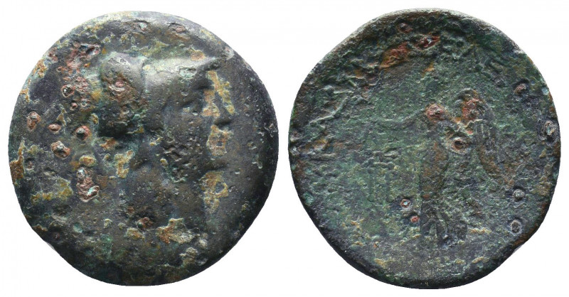 Cilicia, Seleukeia ad Calycadnum Æ 23mm. Pseudo-autonomous issue, mid-1st centur...