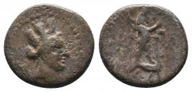 Cilicia, Tarsos. 2nd-1st Century B.C. AE..

Weight: 3,93 gr
Diameter: 16 mm