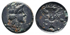 Greek Coins AE..

Weight: 3,25 gr
Diameter: 14 mm