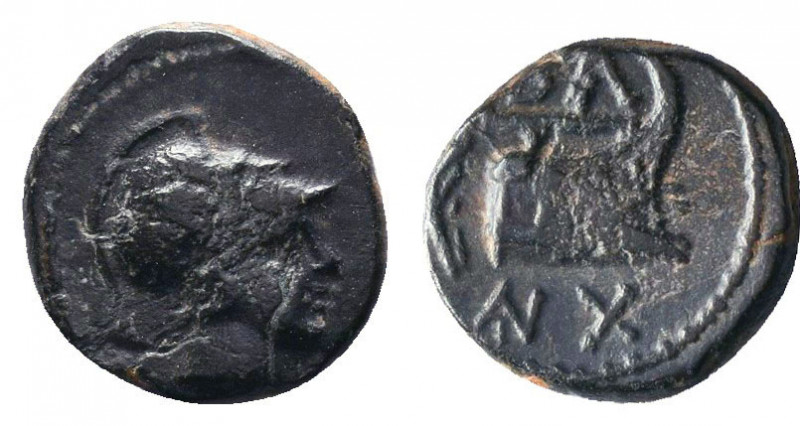 KINGS OF MACEDON. Demetrios I Poliorketes, 306-283 BC. AE..

Weight: 1,84 gr
...