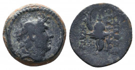 SELEUKID KINGS of SYRIA. Tryphon. Circa 142-138 BC. Æ. Antioch on the Orontes mint..

Weight: 3,96 gr
Diameter: 17 mm