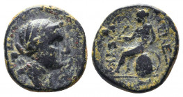 SELEUKID EMPIRE. Seleukos III Soter (Keraunos). 225/4-222 BC. Æ. Antioch on the Orontes mint..

Weight: 4,72 gr
Diameter: 16 mm