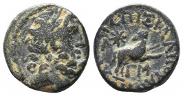 SYRIA, Seleukis and Pieria, Antiocheia. Time of Augustus. 27 BC-14 AD. Æ..

Weight: 6,34 gr
Diameter: 19 mm