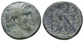 TYRE. Phoenicia. After 126/5 B.C. Tetradrachm.

Weight: 13,03 gr
Diameter: 27 mm
