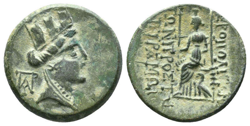 Cilicia, Hierapolis-Castabala. Ca. 2nd-1st century B.C. Æ. SNG BN 2209 var; SNG ...