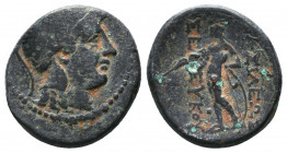 Seleukid Kingdom. 2nd - 1st Century. B.C..

Weight: 6,32 gr
Diameter: 19 mm