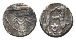 Samaria, 4th Century BC. AR Obol.

Weight: 0,87 gr
Diameter: 9 mm
