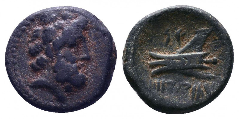 Syria, Arados Æ Dichalkon. Circa 185-139 BC..

Weight: 3,46 gr
Diameter: 15 m...