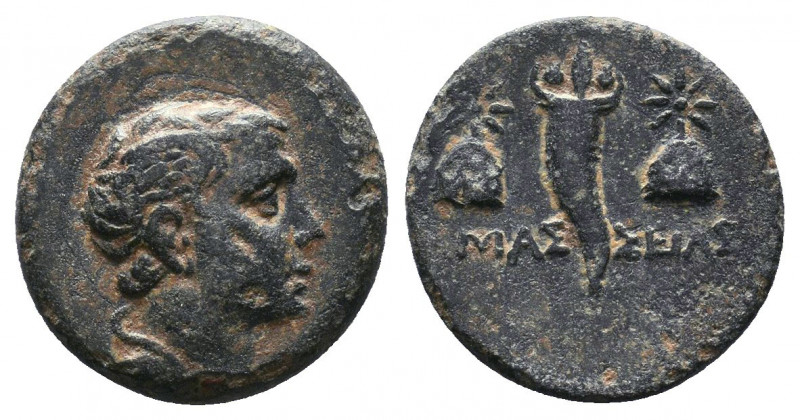 PONTOS. Amaseia. Ae. Struck under Mithradates VI (Circa 120-111 or 110-100 BC). ...