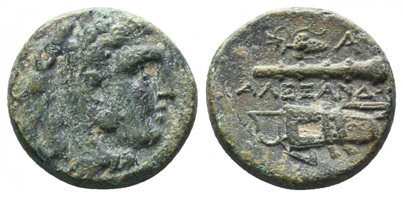 Kingdom of Macedon. Ale.ander III, the Great, c. 336-323 BC. AE.

Weight: 6,73...