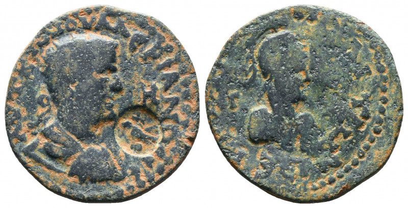 CILICIA. Irenopolis-Neronias. Valerian I (253-260). Octassarion.
Obv: VT K Π ΛI...