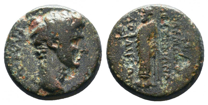 Nero (54-68 AD). AE, Laodikeia, Phrygia..

Weight:6,33 gr
Diameter:18 mm