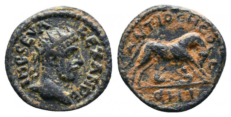 PISIDIA. Antioch. Severus Ale.ander (222-235). Ae.
Obv: IMP SEV ALE.AN.
Radiat...