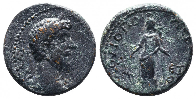 PAPHLAGONIA. Pompeiopolis (Sebaste). Lucius Verus (161-169). Ae.
Obv: Laureate ...