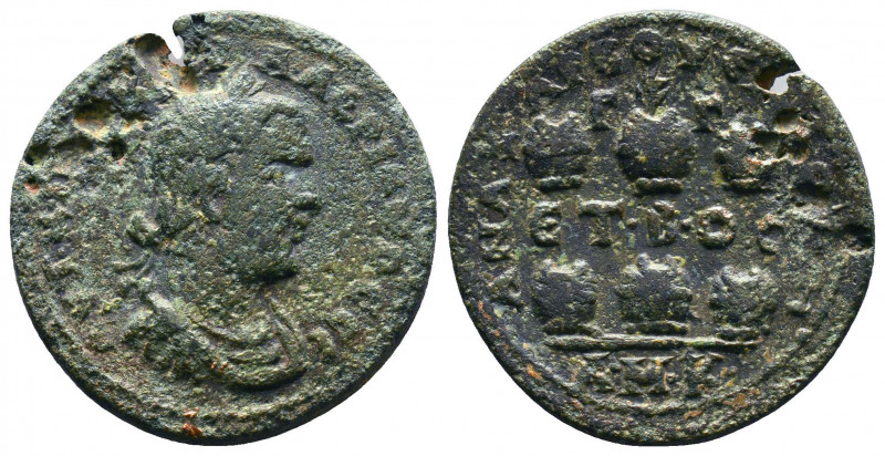 CILICIA, Anazarbus. Valerian I. AD 253-260. Æ He.assarion. Dated year 272 (AD 25...