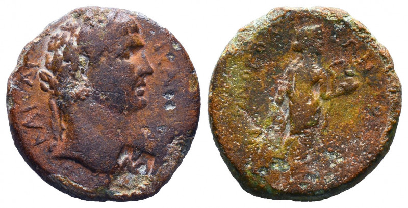 Trajan (AD 98-117). AE .

Weight:6,39 gr
Diameter:22 mm