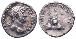 Hadrianus (117-138 AD). Didrachm, Caesarea, Cappadocia.
Obv. AΔPIANOC CEBACTOC, laureate head right.
Rev. YΠATOC TO Γ ΠATHP ΠAT, Mount Argaeus surmo...