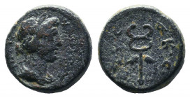 Seleukis and Pieria, Antioch Æ. Pseudo-autonomous issue, .

Weight:2,78 gr
Diameter:13 mm