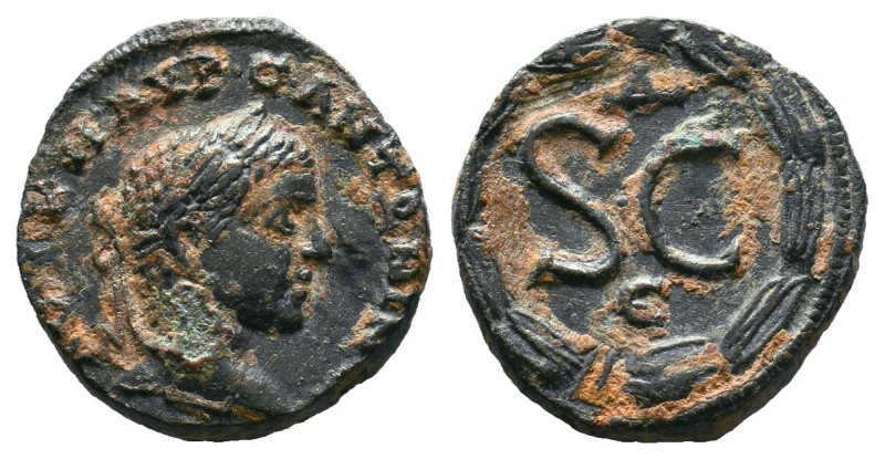 Elagabalus Æ of Antioch, Syria. AD 218-222..

Weight: 3,42 gr
Diameter: 18 mm...