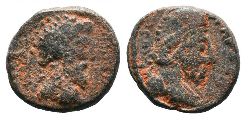 MESOPOTAMIA. Edessa. Septimius Severus, with Abgar VIII, 193-211. AE .

Weight...