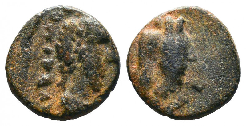 Lucius Verus (AD 161-169. Ae.

Weight: 2,93 gr
Diameter:15 mm