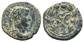 Syria, Seleucis and Pieria. Antiochia ad Orontem. Hadrian. A.D. 117-138. AE.

Weight: 4,98 gr
Diameter: 20 mm