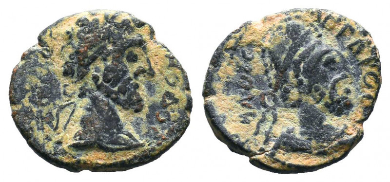 MESOPOTAMIA. Edessa. Septimius Severus, with Abgar VIII, 193-211. AE .

Weight...