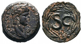 Syria, Seleucis and Pieria. Antiochia ad Orontem. Nero. A.D. 54-68. AE.

Weight: 7,52 gr
Diameter: 23 mm