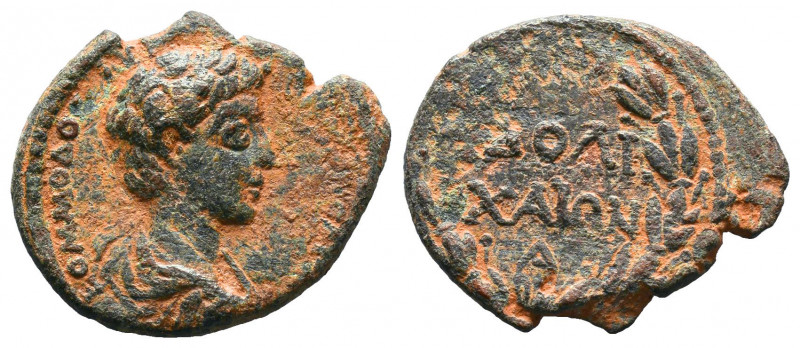 COMMAGENE , Doliche. Commodus. As Caesar, AD 166-177. Æ.

Weight: 6,15 gr
Dia...