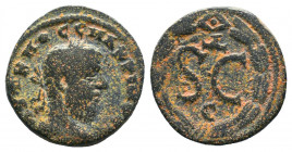 Syria, Antioch on the Orontes. Macrinus. A.D. 217-218. AE.

Weight: 4,81 gr
Diameter:18 mm